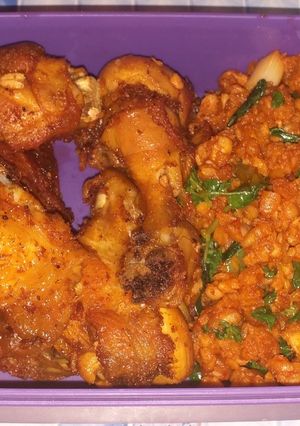 Foto resep Ayam goreng sambal tempe