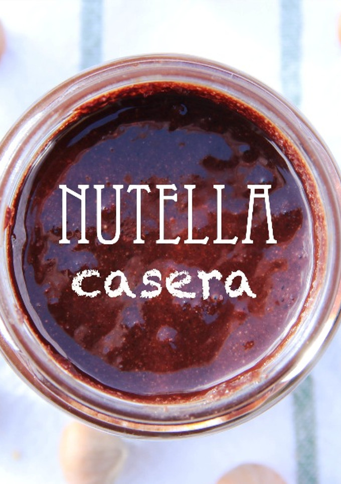 Una foto de Nutella casera, sana y barata