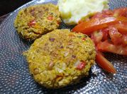 Una foto de hamburguesas veganas