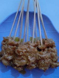 Foto resep Sate kikil bumbu kacang