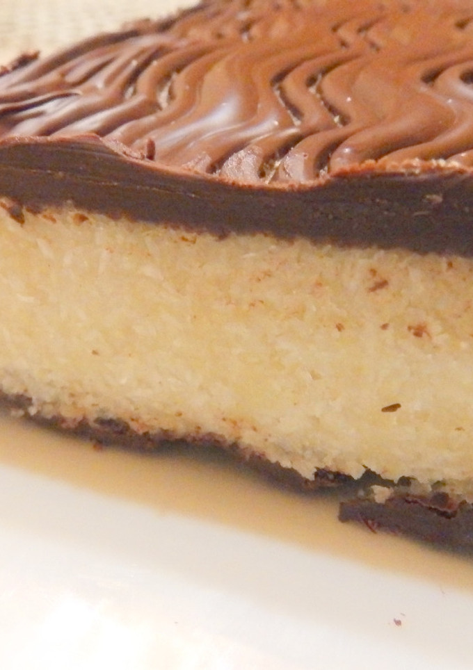 Una foto de Turrón de coco y chocolate