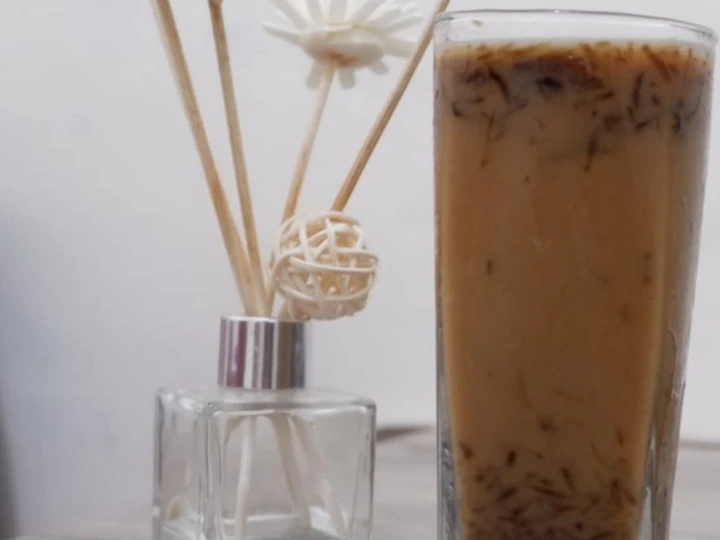 Langkah Gampang Membikin Resep Es Cappucino Cincau yang Menggugah Selera Anti Ribet, Uenak Banget