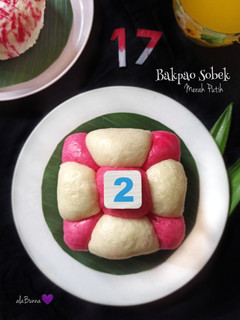Foto resep 124. Bakpao Sobek Merah Putih