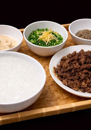 Hình của món SP.0239 - Cháo Thịt Kho Quẹt.