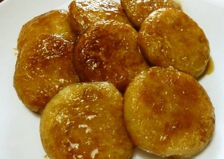Potato Dumplings with Sweet &amp; Savory Sauce