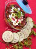 Three-Layer Dahi Baingan Sabzi