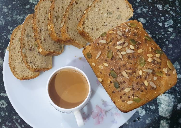 Recipe of Super Quick Homemade Wheat Seeded bread