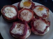 A picture of bacon and egg bites