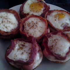 Bacon and Egg Muffins A picture of Bacon and Egg Muffins.