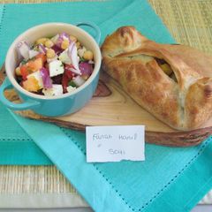 A picture of Curried Potato Pastie.
