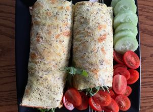 Zdjęcie przepisu Fit wrap z serka wiejskiego❤️.