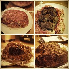 A picture of Robin's Haggis Stuffed Meatloaf.