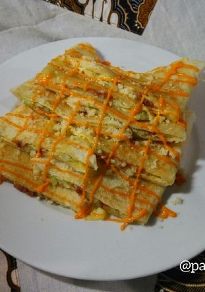 Foto resep Roti Bakar Isi Simple