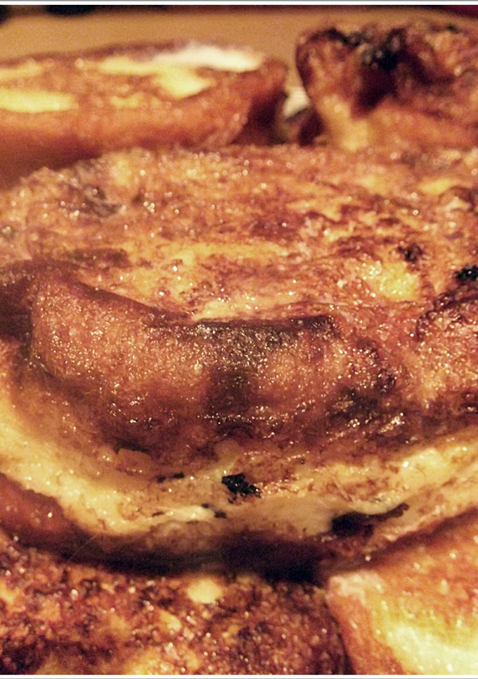 Una foto de Torrijas con crema pastelera
