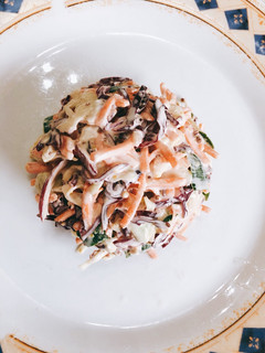 A picture of Homemade Coleslaw Salad.