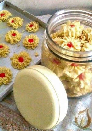 Foto resep Kue semprit susu 3 bahan