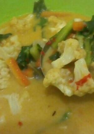 Foto resep Kembang kol santan
