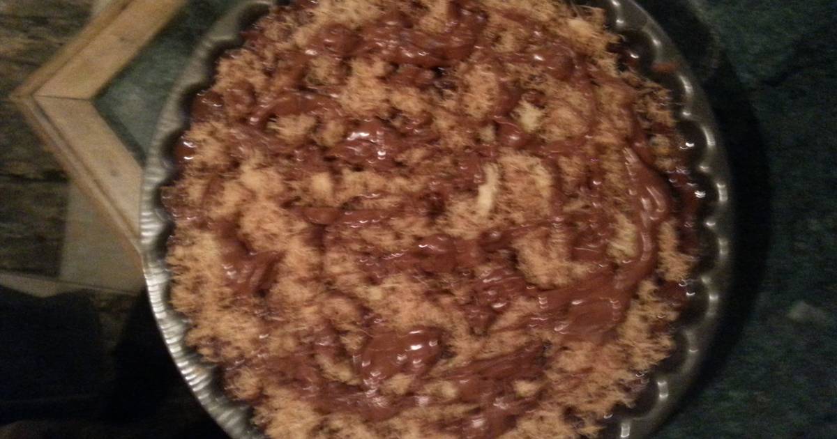 Nuttela Konafa Chocolate Kunafa Recipe By Lamiaa Abou Shady Cookpad