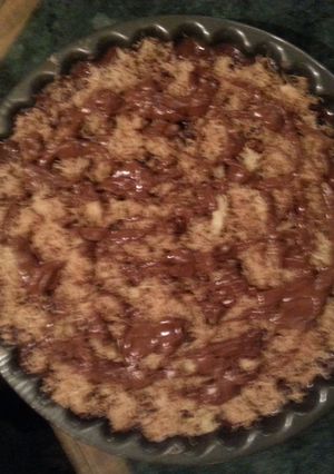 A picture of nuttela konafa chocolate kunafa.