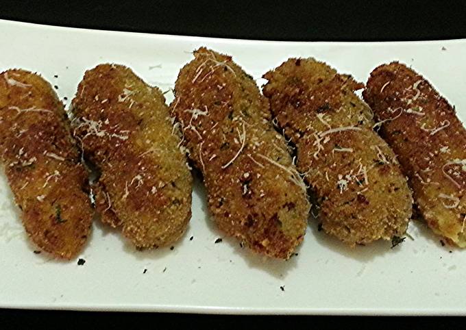 Traditional Italian Potato Croquettes