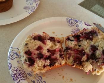 Popular Cuisine Jumbo Blueberry Muffinsw silk milk Delicious