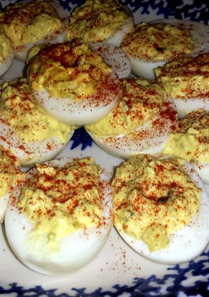 A picture of Divine Deviled Eggs.