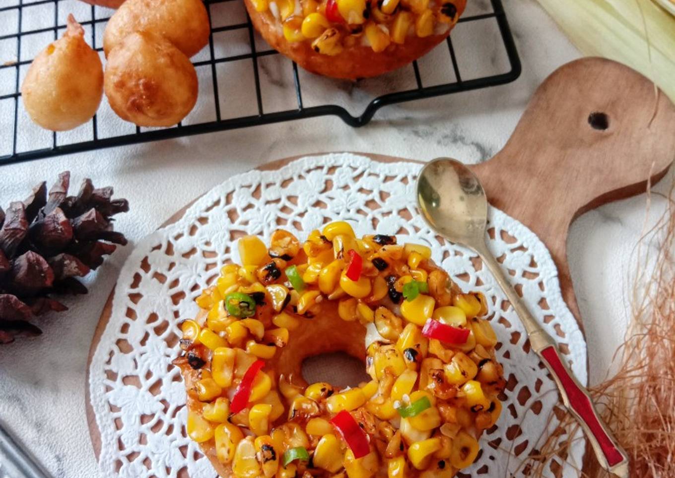 Donut Jagung Bakar Pedas Manis