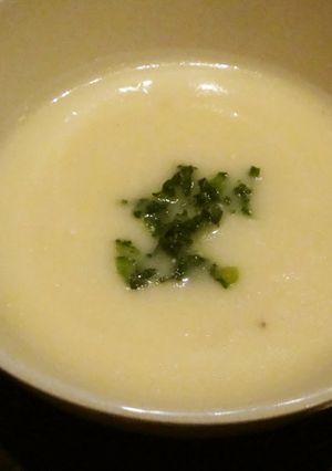 A picture of Hokkori Cafe Turnip Potage Soup.