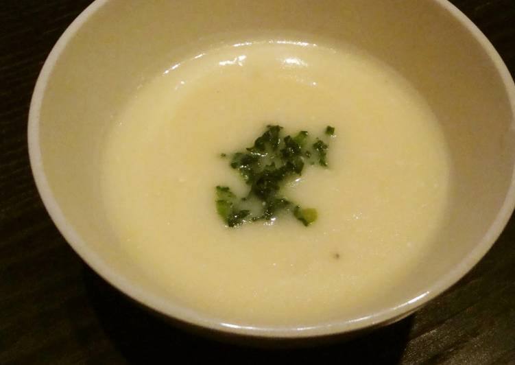 Simple Way to Prepare Super Quick Homemade Hokkori Cafe Turnip Potage Soup