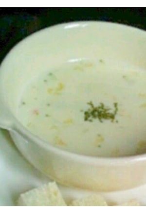 A picture of Soy Milk Soup for Weaning Babies.