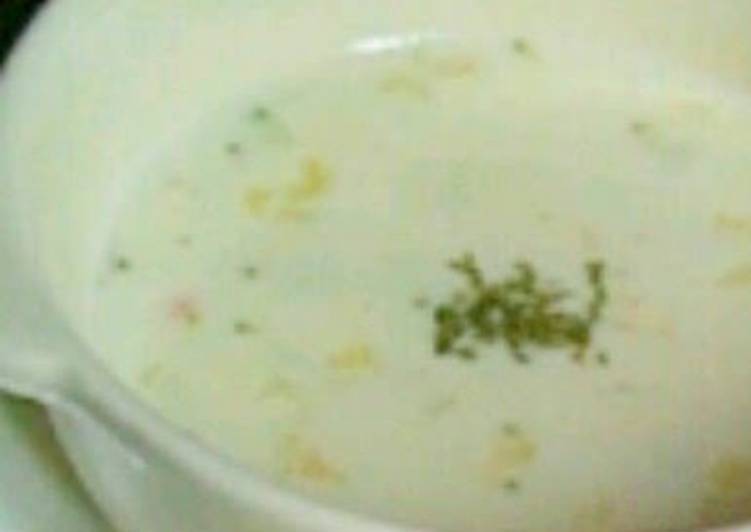 Simple Way to Make Any-night-of-the-week Soy Milk Soup for Weaning Babies