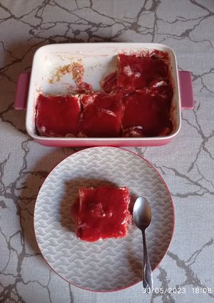 Φωτογραφία της συνταγής Ελαφρύ cheesecake με φράουλες