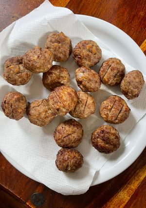 Φωτογραφία της συνταγής Κεφτεδάκια στο air fryer σαν τηγανητά