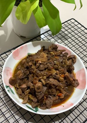 Foto resep Oseng Ati Ampela Pedas Manis