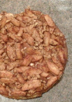 A picture of Apple Struedel Cheesecake.