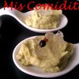 Hummus de aguacate con mermelada de gin tonic