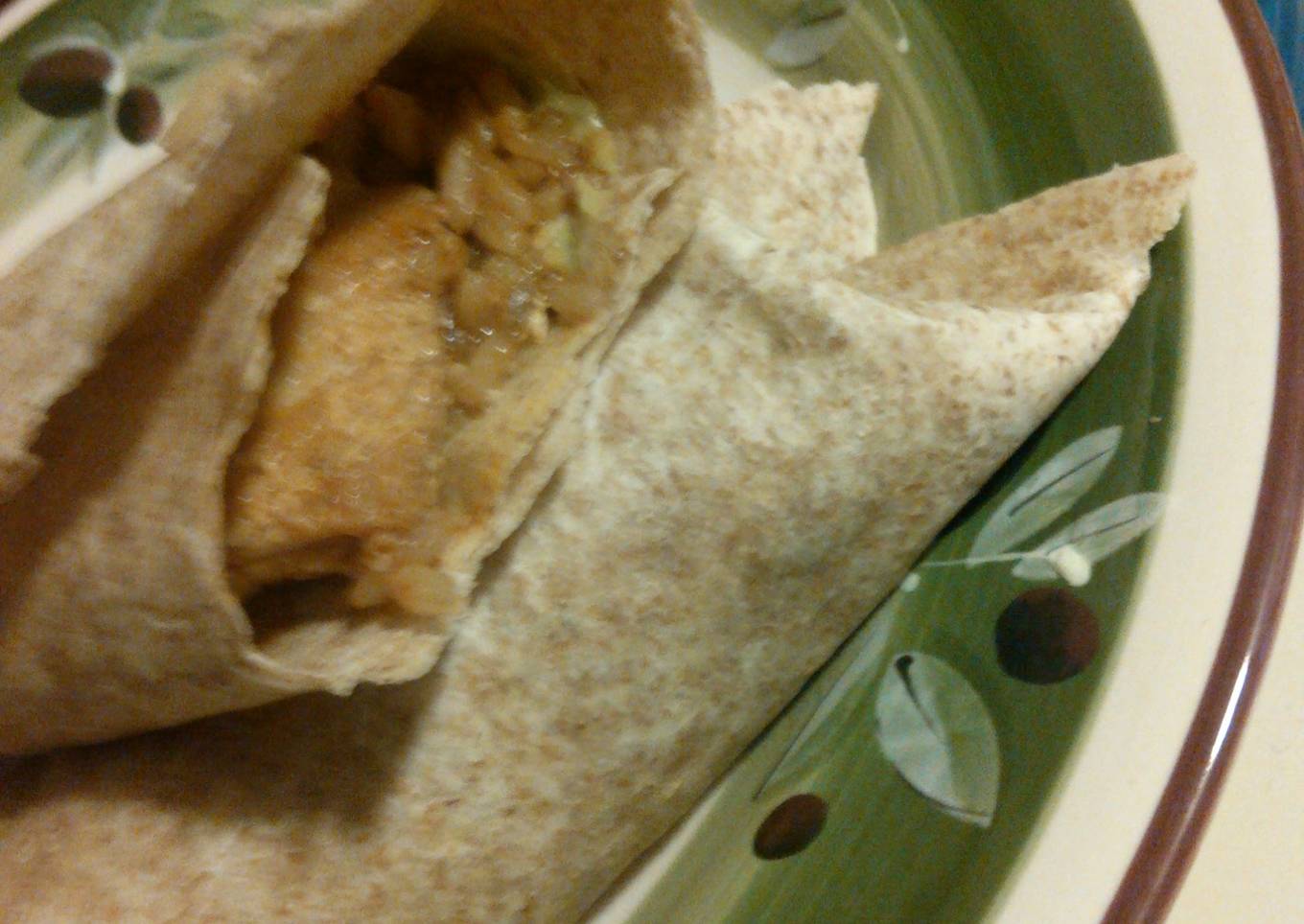 Chicken and Rice Burrito