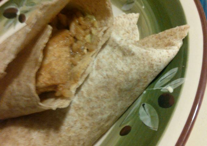 Simple Way to Make Favorite Chicken and Rice Burrito