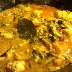 A picture of Mint Chicken Korma.