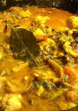 A picture of Mint Chicken Korma.
