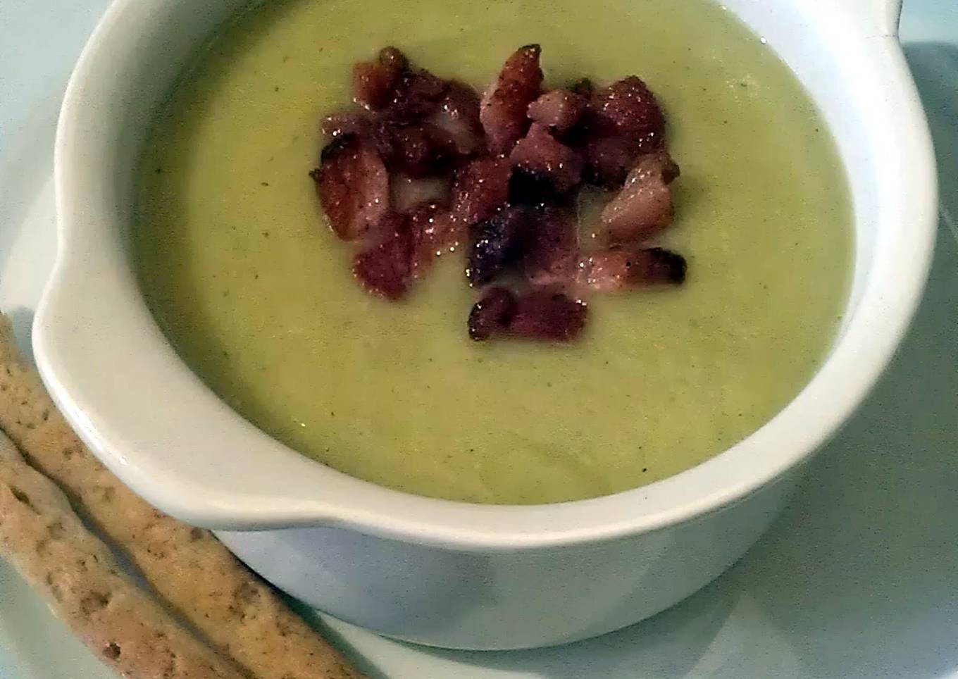 Vickys Leek & Potato Soup with Pancetta GF DF EF SF NF