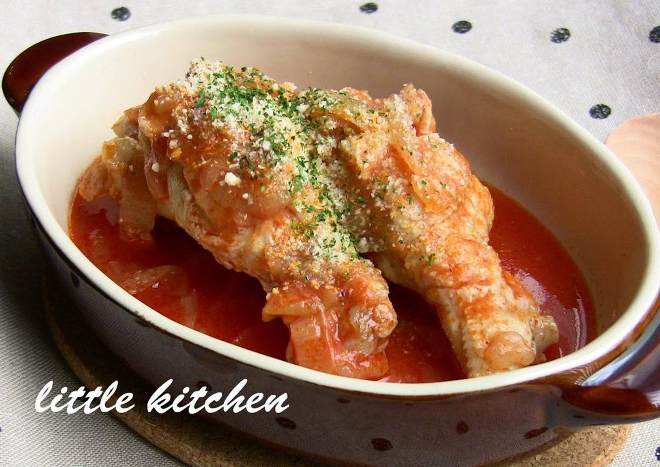 Chicken Drumettes Stewed in Tomato Juice