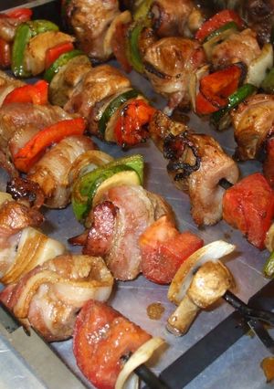 A picture of Shish Kabob.