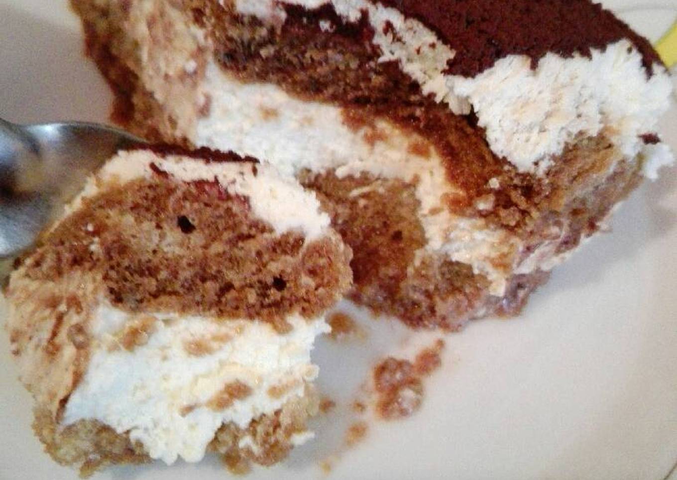 Tiramisú sin huevos