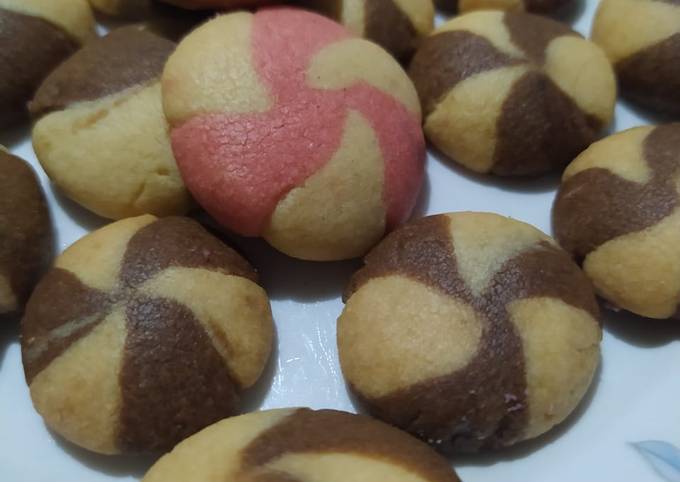 Cara Masakan Resep Vortex cookies (kue kering pusaran)