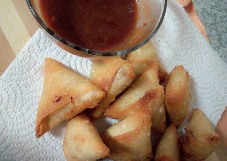 Step-by-Step Guide to Prepare Quick One bite Aloo samosa #cookpadRamadan