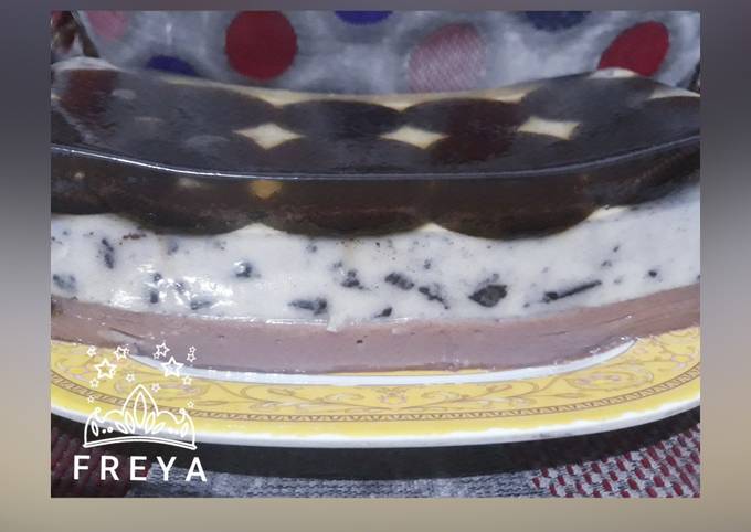 Puding Lapis Oreo Milo