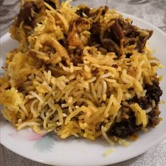 Mutton biryani A picture of Mutton biryani.