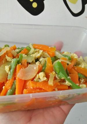 Foto resep Oseng buncis wortel