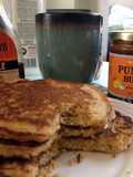 Protein Pumpkin Oatmeal Pancakes